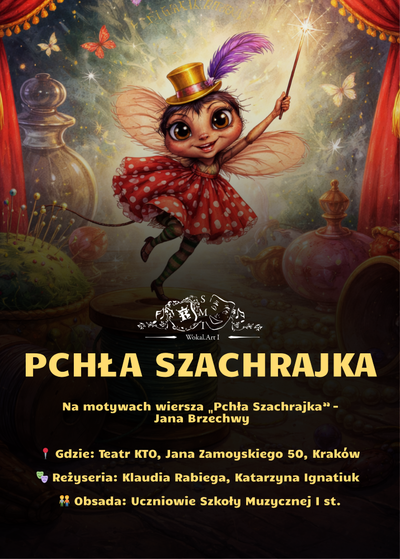 Event poster:  „Pchła Szachrajka” – część I 